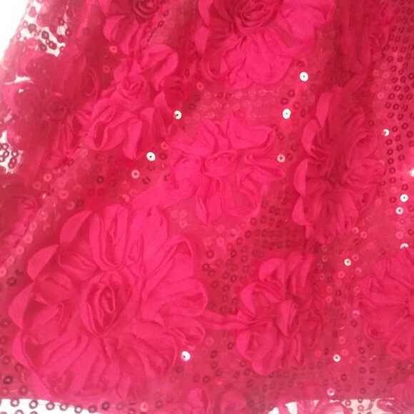 American Princess girls size 8 red sequin dress - Picture 5 of 15